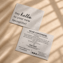 Plantable Seed Paper Tags/Thank You Cards