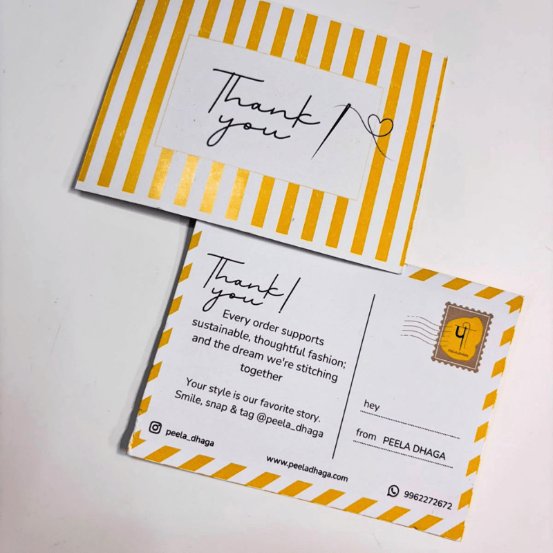 Standard paper Tags/Thank you card - Image 3