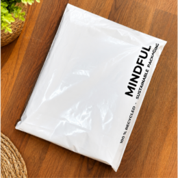 Mindful White Recycled Poly Mailers